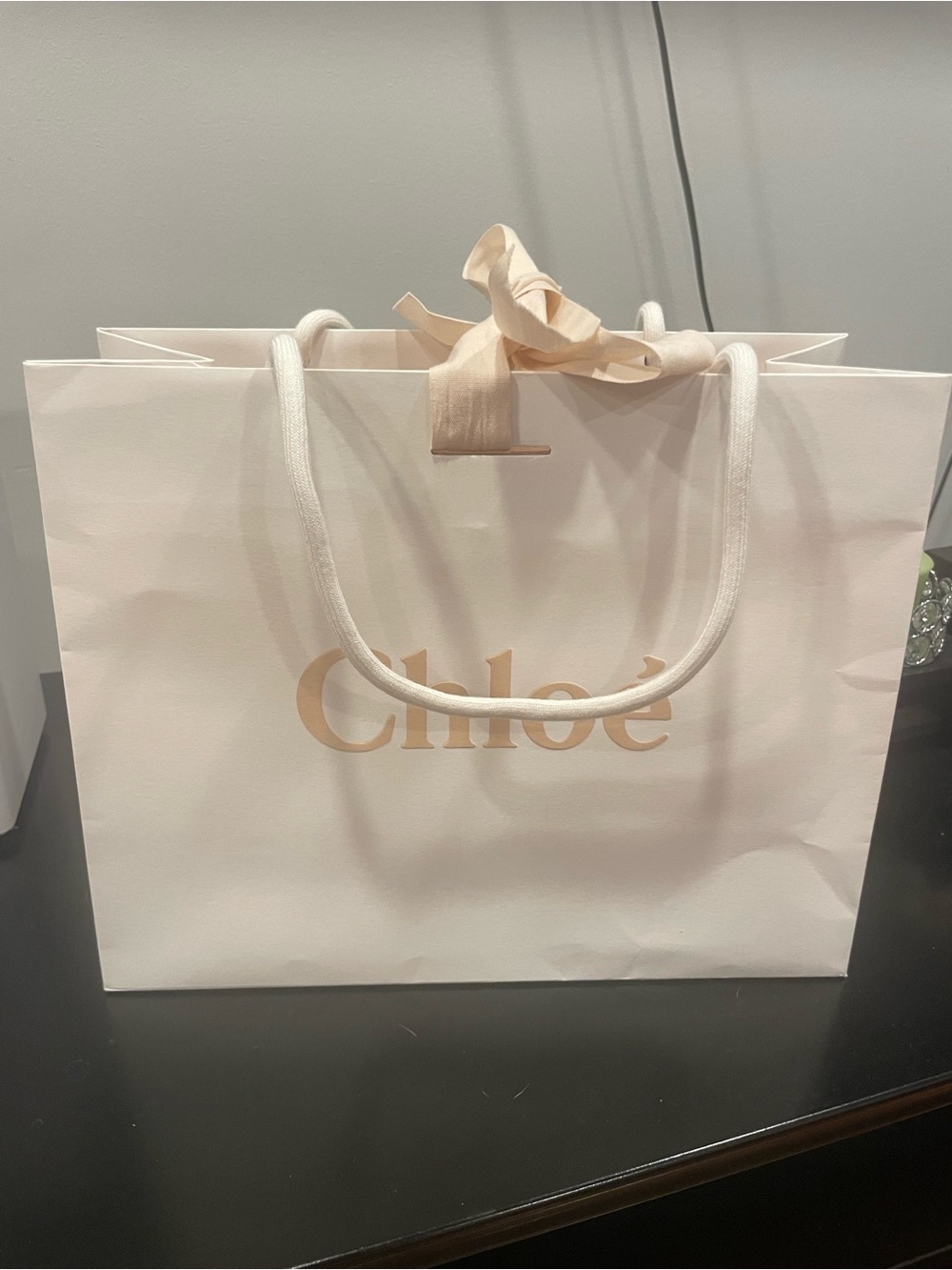 Chloé Shopping Bag with ribbon